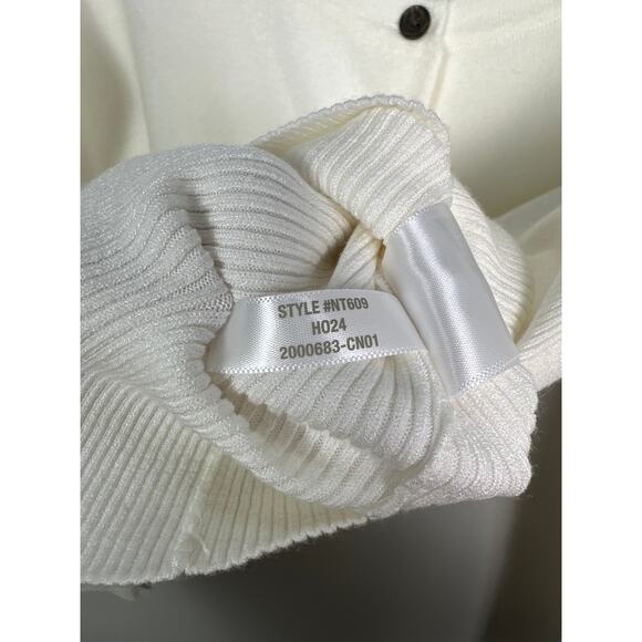 Madewell NWT Women’s Snowy Pax Signature Knit Scoopneck Cardigan size XL - Picture 5 of 7